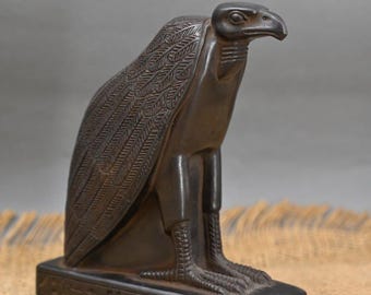 Nekhbet Basalt Statue: Handcrafted Egyptian Goddess Artifact