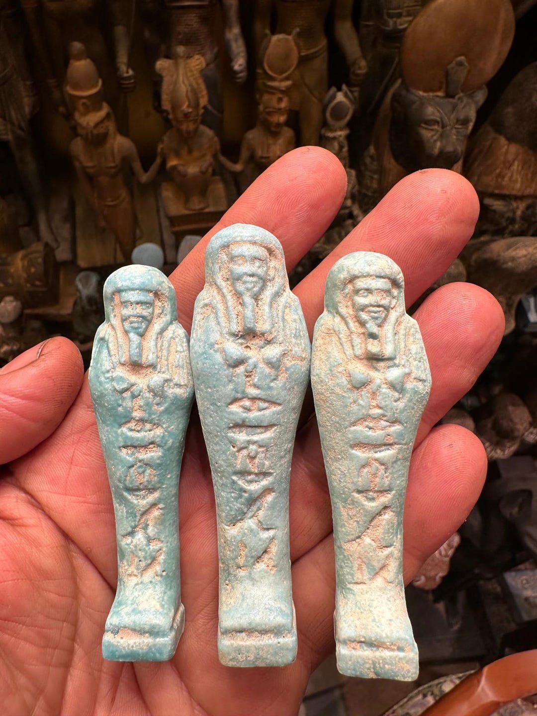 エジプトのウシャブティ像：王の召使いのレプリカ - Etsy 日本
