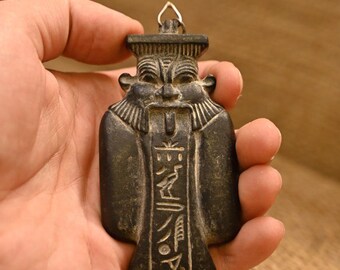 Ancient Egyptian Bes Amulet: God of Joy & Protection