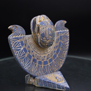 Egyptian Stand for Scarab, Egyptian Beetle Egyptian Home Decor Egyptian Antiques Replica Handmade Statue BC