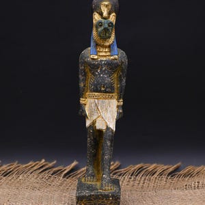 Sekhmet Statue Egyptian Altar statue ancient Egyptian goddess of war, power Sekhmet is a goddess in ancient Egyptian mythology made in Egypt
