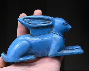 Wenet Rabbit Goddess Statue: Egyptian Mythology Sculpture Replica