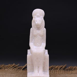Sekhmet Statue Egyptian Altar statue ancient Egyptian goddess of war, power Sekhmet is a goddess in ancient Egyptian mythology made in Egypt