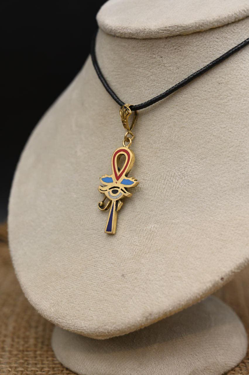 ホルスの目アンクペンダント：エジプトの生命の鍵ネックレス - Etsy 日本