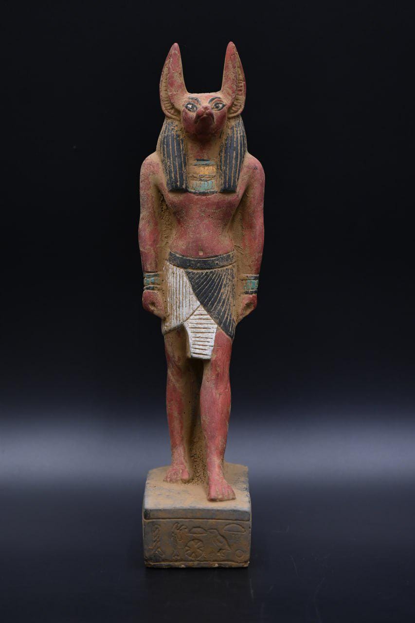 古代エジプトの遺物 アヌビス像 紀元前 ファラオ時代の希少な