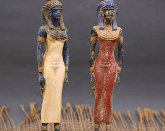 Hathor Egyptian Goddess Statue: Ancient Mythology Sculpture