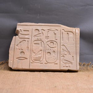 Great Pharaonic Painting Egyptian Relief Stone Statue Unique Egyptian Art Decoration Replica Egyptian Gift Rare Antique BC