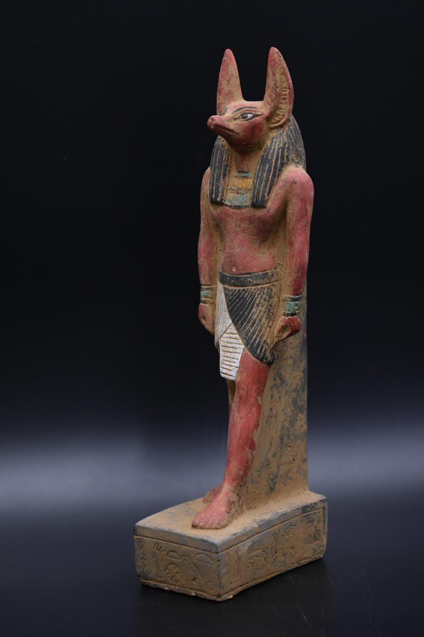 古代エジプトの遺物 アヌビス像 紀元前 ファラオ時代の希少な