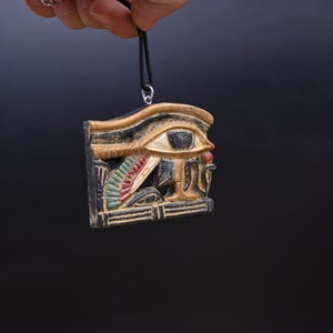 Eye of Horus Stone Amulet: Ancient Egyptian Jewelry