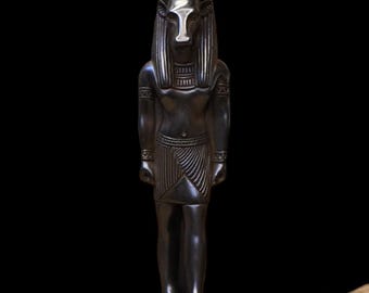 Montu Statue : Egyptian God of War Egyptian Home Decor Replica Handmade Antiques BC