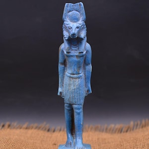 God Khnum, Egyptian Ram, Egyptian Statue, Rare Antique Statue, Ancient Egyptian Antiques Replica, Good Present BC