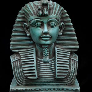 King Tut Statue Replica: Ancient Egyptian Pharaoh Head