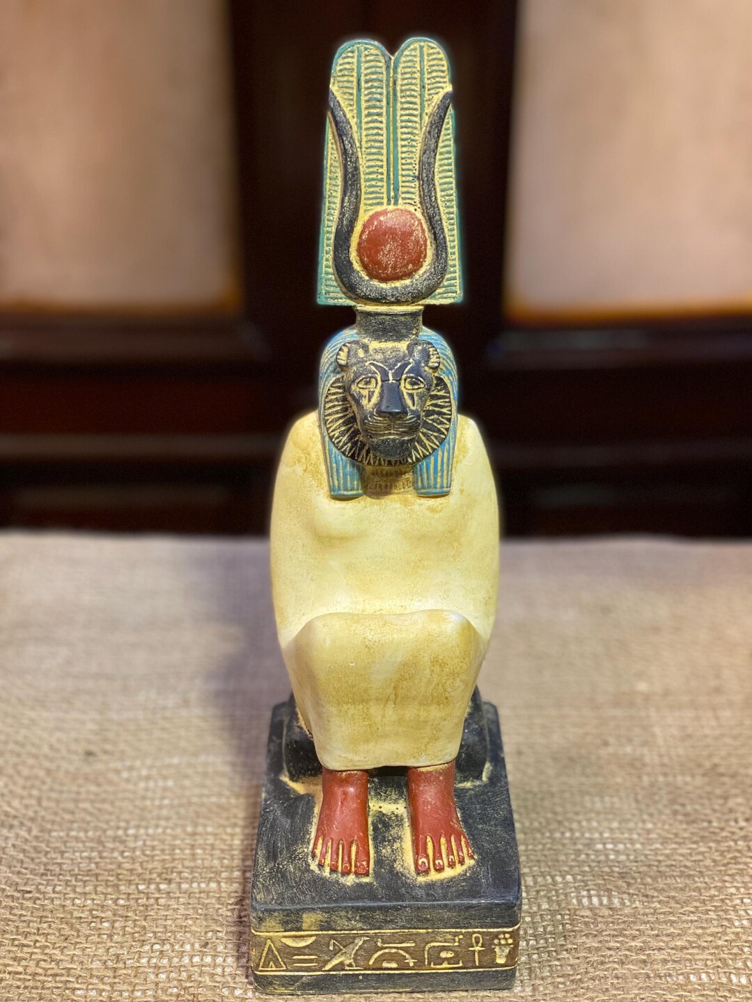 Antique Egyptian Statue for the Goddess Sekhmet Ancient Goddess of War ...