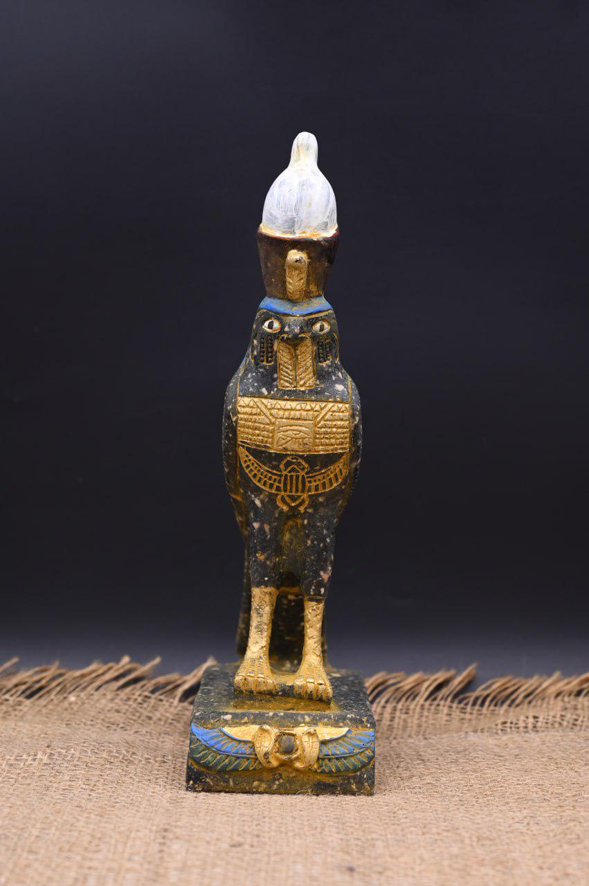 手作りのホルス神ハヤブサの彫刻：エジプト神話のレプリカ - Etsy 日本