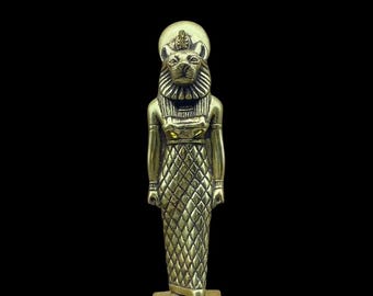 Hathor Egyptian Goddess Statue: Ancient Mythology Sculpture