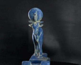 Hathor Egyptian Goddess Statue: Ancient Mythology Sculpture