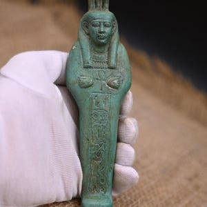 Goddess Nephthys Handcrafted Stone Statue of the Egyptian Goddess of childbirth, dead and according Egyptian Home Décor Replica BC