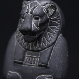 Sekhmet Egypt BC - Ancient Egyptian Antiquities Statue - Rare Pharaonic Stone Antique B.C. Statue - Authentic Egyptian Stone Sculpture