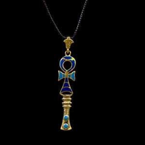 Key of life Amulet, Key of life with Djed, Egyptian Good luck-Made Décor Egyptian Present Handmade Replica Egyptian Ornaments BC