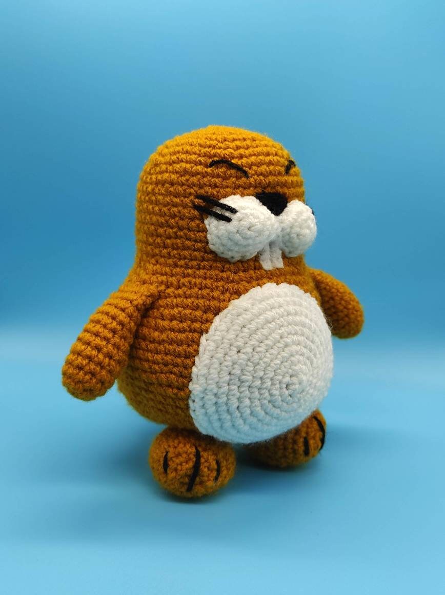 Monty Mole Amigurumi Super Mario 