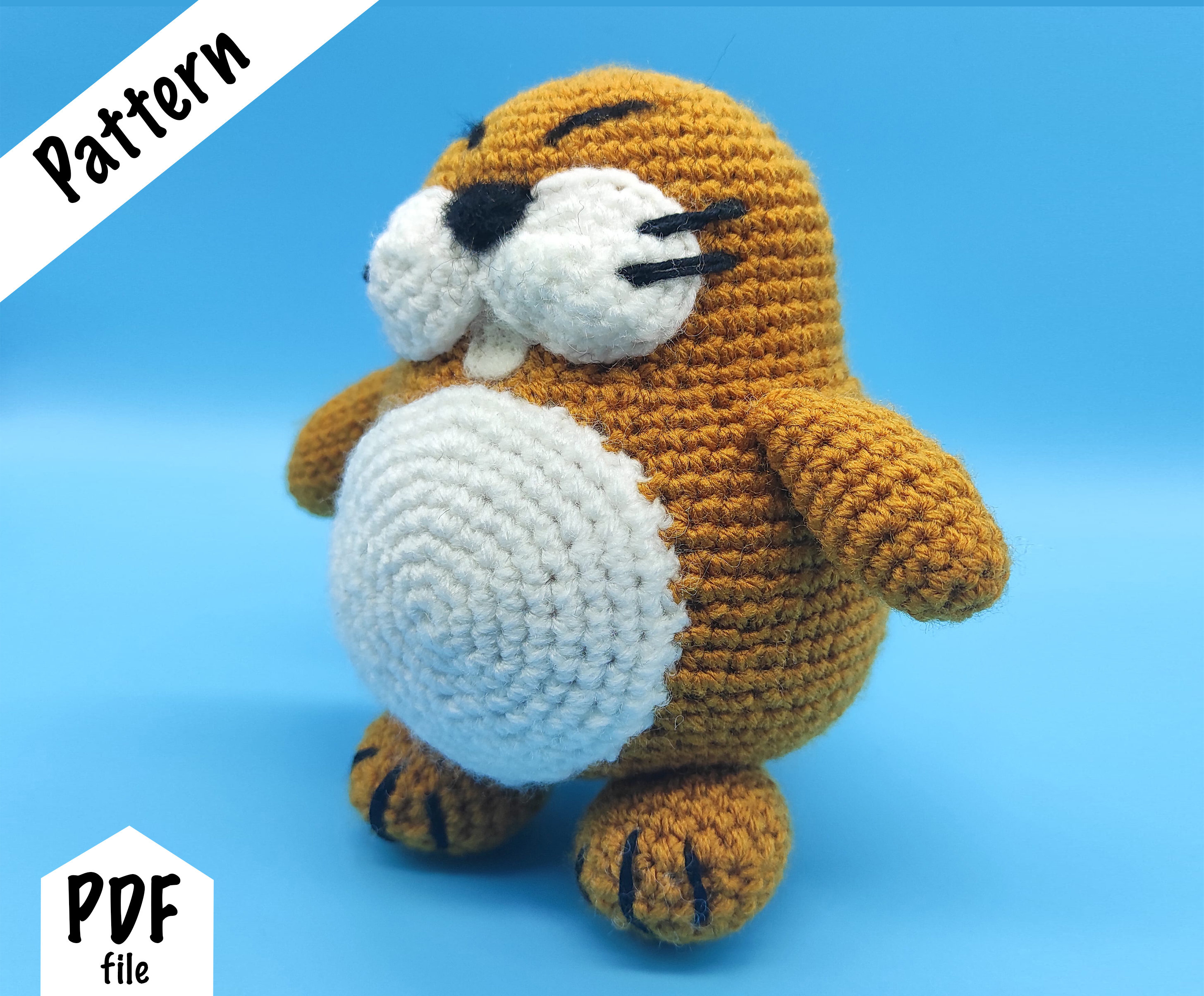 Monty Mole Crochet Pattern Super Mario 