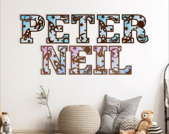 Space Alphabet SVG: Layered Vehicle Letters, Laser Cut Files (Digital Download)