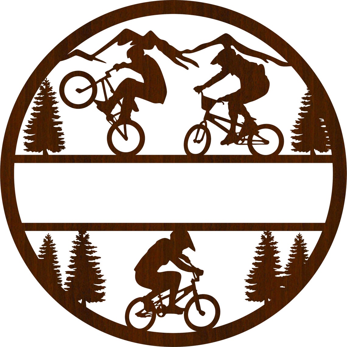 BMX Name Sign SVG Sports Themed Door or Wall Hanger Laser Etsy