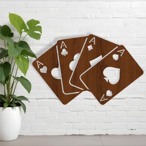 Kunst aan de muur speelkaarten, SVG-bestand. vectorbestand ai, cdr, dxf instant download digitaal ontwerp, lasergesneden, kunst aan de muur kaartspellen
