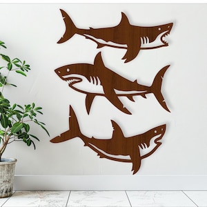 Shark SVG Bundle: Laser Cut Vector Files (Digital Download)