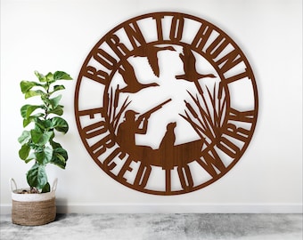 Duck Hunting Wall Sign: Laser Cut Design (Digital Download)