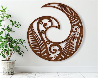 Koru Wall Art: New Zealand Fern Design, Laser Cut File (Digital Download)