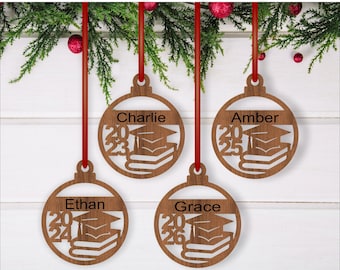 Personalized Graduation Ornament: Laser Cut SVG Template (Digital Download)