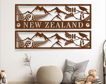 New Zealand Scenery Wall Art SVG Laser Cut File (Digital Download)
