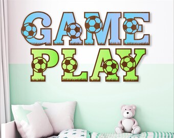Soccer Ball Alphabet SVG: Layered Letters, Vector File (Digital Download)