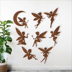 Fairy SVG Bundle: 8 Laser Cut Designs for Wall Art & Crafts