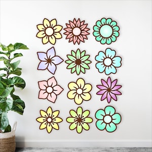 Flower laser cut Designs: SVG Vector Files (Digital Download)