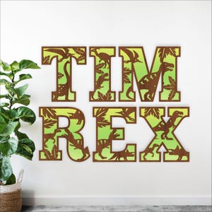 Dinosaur Alphabet SVG Set: 50  Letter Designs  (digital download)