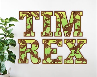 Dinosaur Alphabet SVG Set: 50  Letter Designs  (digital download)