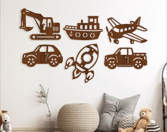 Vehicle Cut Out Shapes: Laser Cut Files (Digital Download)