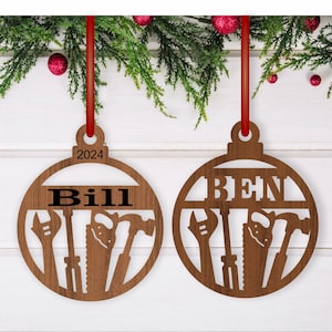 Ferramentas Enfeites de Natal Corte a laser SVG, download instantâneo de modelos em PDF, Dxf, Ai e Cdr.