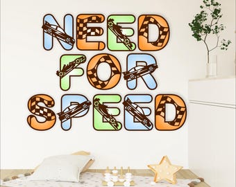 Race Car Alphabet SVG: Layered Letters, 3 Sets (Digital Download)