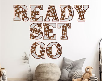 Checkered Flag Alphabet SVG: Layered Racing Letters (Digital Download)