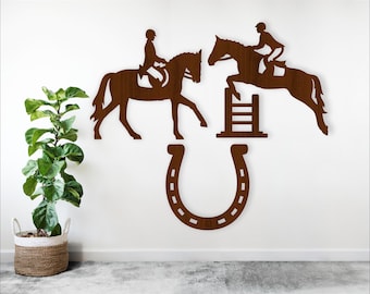 Horse Riding SVG Bundle: Equestrian Designs, Laser Cut Files (Digital Download)