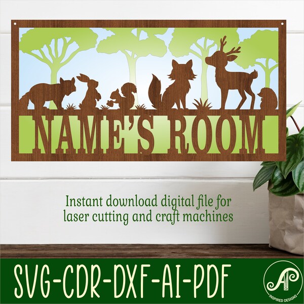 Woodland Scene - Etsy