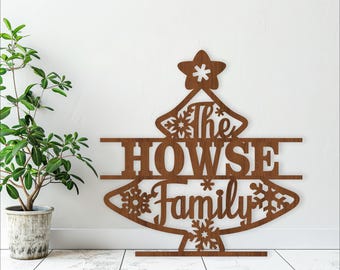 Personalized Christmas tree stand, laser cut file, Snowflake design. vector file SVG, ai, cdr, dxf instant download