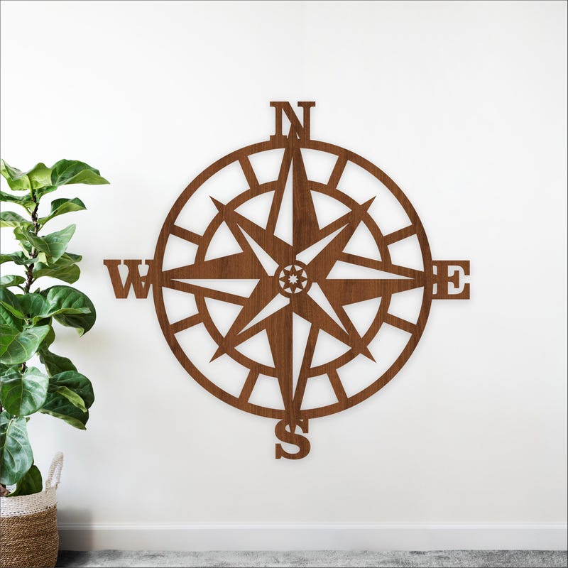 Compass Wall Sample Compass Wall Art - Etsy