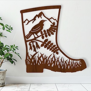 Conception de plaque murale en caoutchouc de Nouvelle-Zélande, fichier SVG découpé au laser. Art mural kiwiana, fichier vectoriel ai, cdr, dxf, pdf téléchargement immédiat