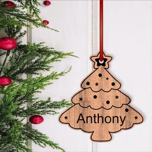 Weihnachtsbaum Ornament SVG Laserschnitt, Sofort-Download Pdf, Dxf, Ai und Cdr Vorlage.