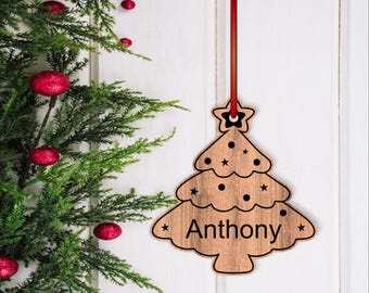 Christmas tree Ornament SVG laser cut, instant download Pdf, Dxf, Ai and Cdr template.