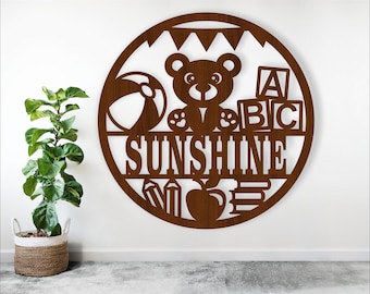 Preschooler personalized Sign: Laser Cut Name Template (Digital Download)